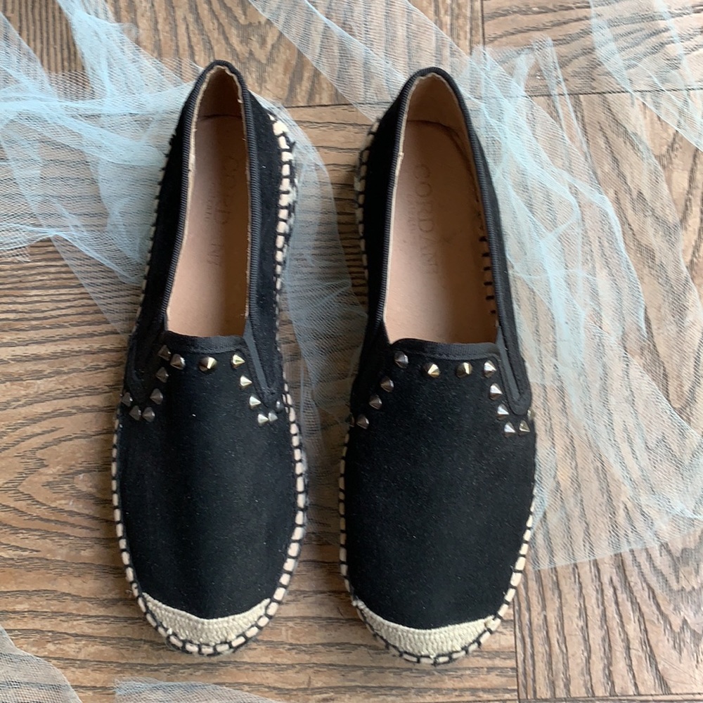 NWOT Cordani Black Spike Espadrille - Picture 4 of 6